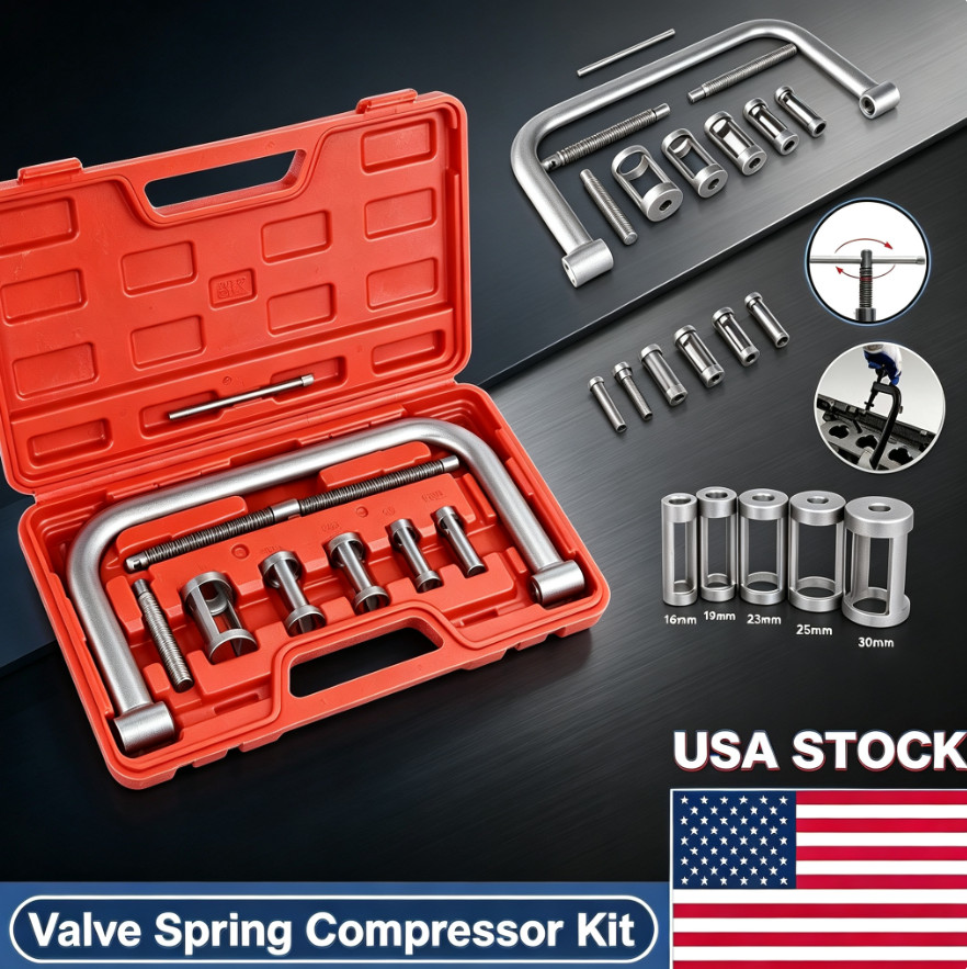 5 Sizes Valve Spring Compressor Pusher Automotive Tool For Car Motorcycle Kit