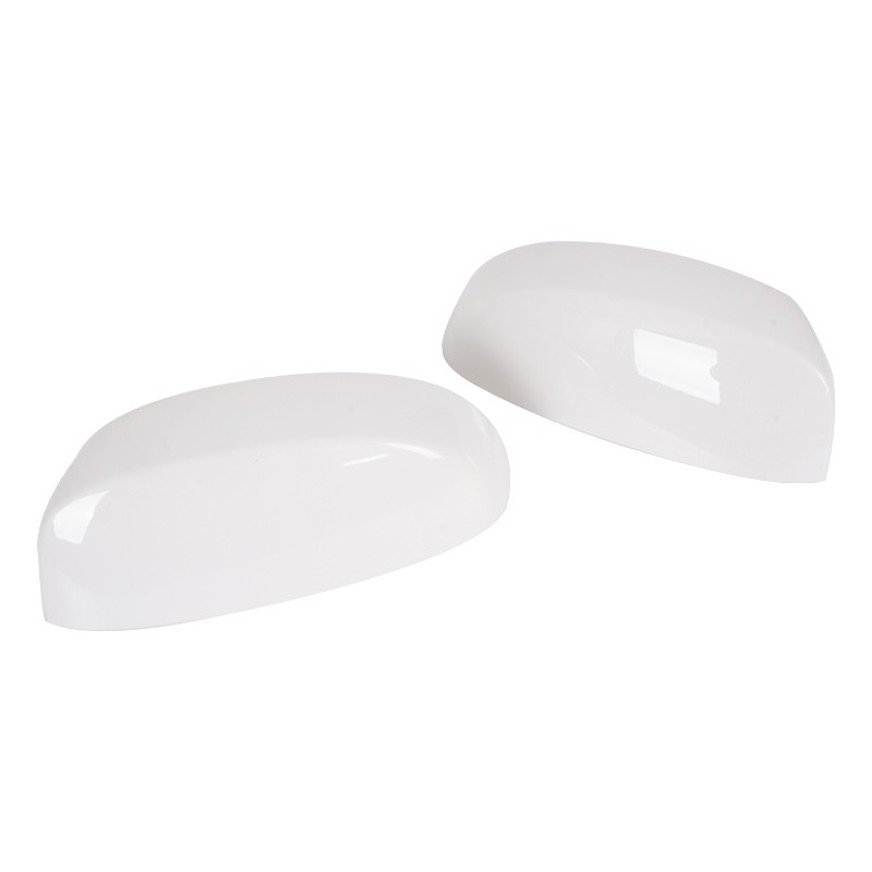 Summit White Side Mirror Covers Caps For 2007-2013 Chevy Silverado GMC Sierra