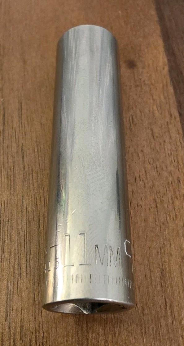 Craftsman USA 11mm Deep Well Socket 12 Point 3/8″ Drive G 44415