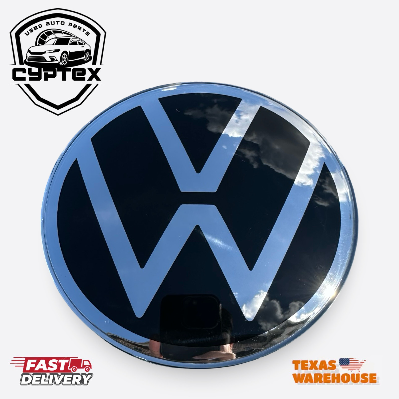2022-2024 Volkswagen Taos Front Grille Emblem Logo Radar Compatible