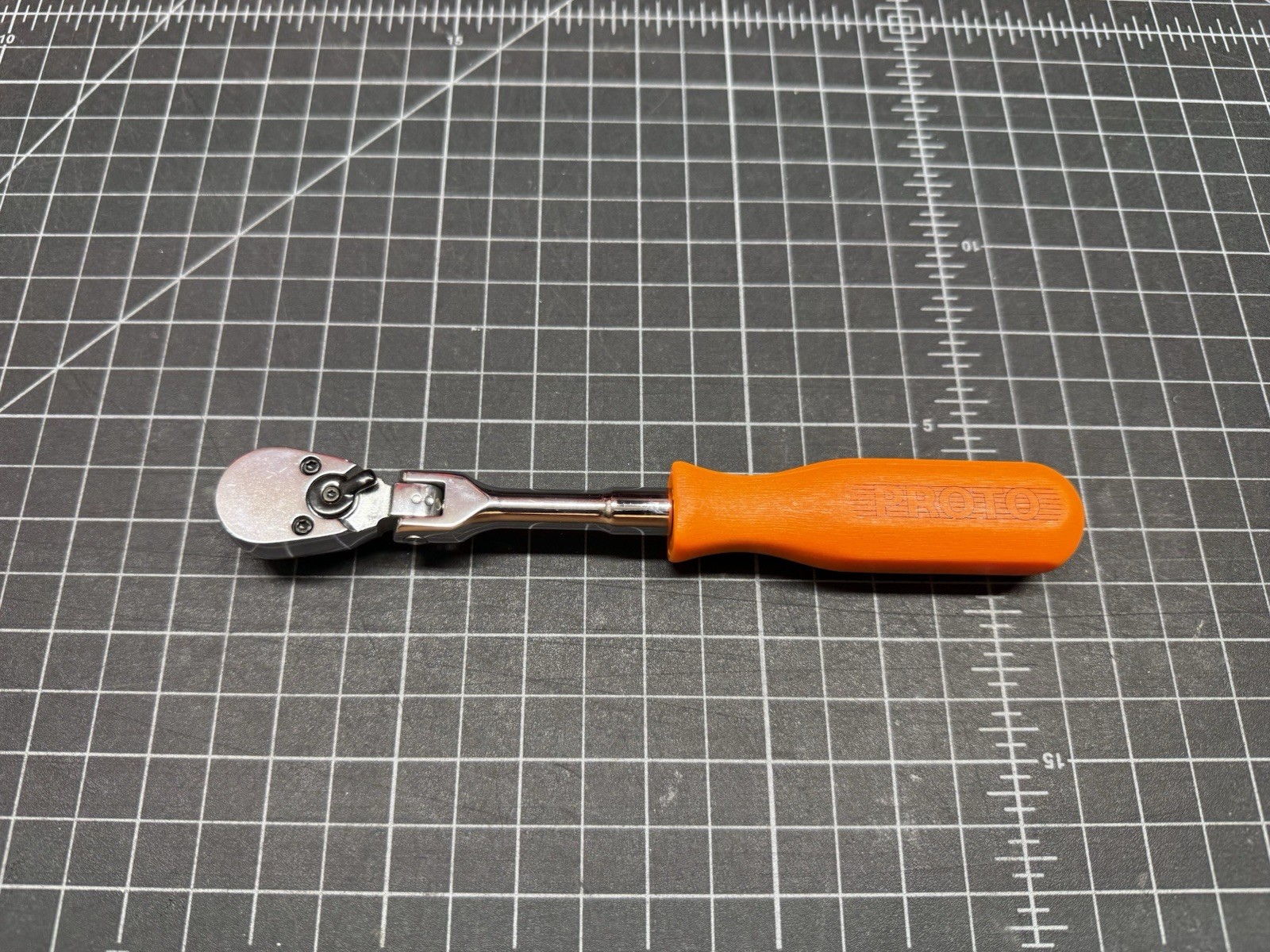 NOS Proto Tools USA 1/4 Drive SPINFLEX Flex Head Ratchet 4750