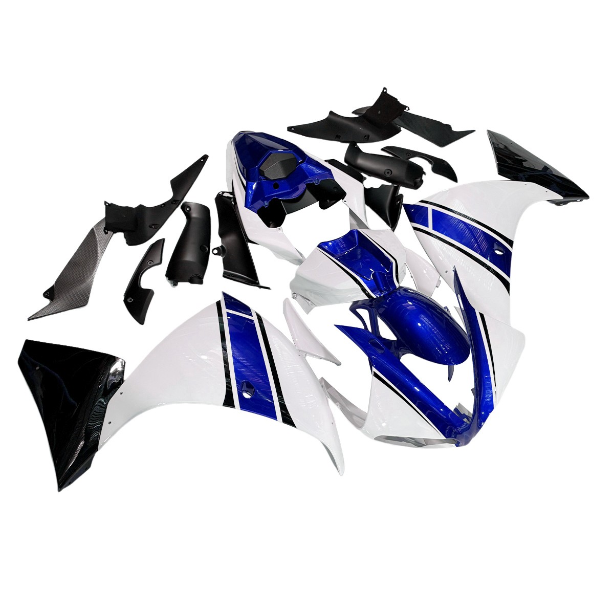 Fairing Kit Bodywork for Yamaha YZF R1 2009 2010 2011 ABS Fairings Blue Black