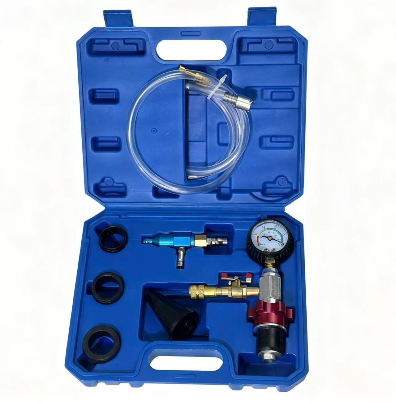 Cooling System Vacuum Purge & Refill Tool Kit, Radiator Coolant Refilling Gauge