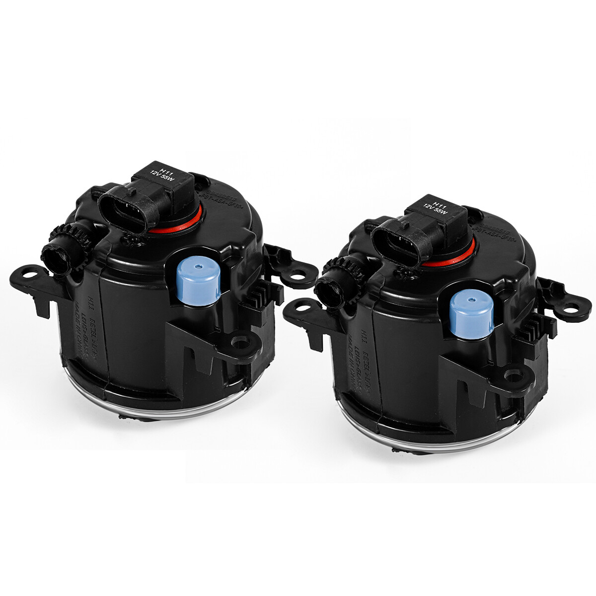 2pcs Driver&Passenger Fog Light Lamp + H11 Bulb 55w Right & Left Car Accessories