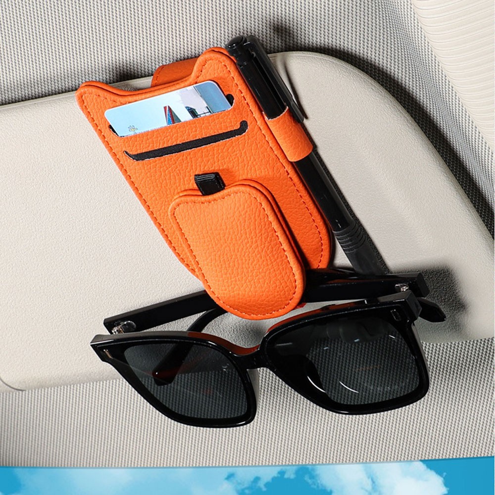 Sun Visor Magnetic Clip For Sunglasses Card Holder Clip Car Interior Accessories