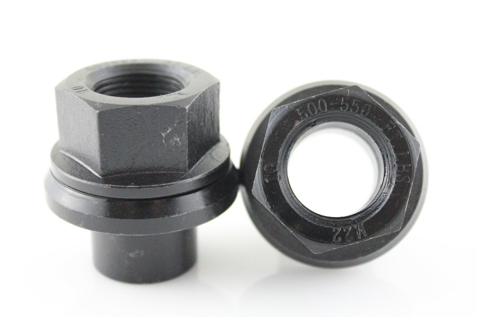 6 Pack 33mm M22x1.5 x 19mm Sleeve Wheel Lug Nuts M22-1.5x19mm Skirt Flange