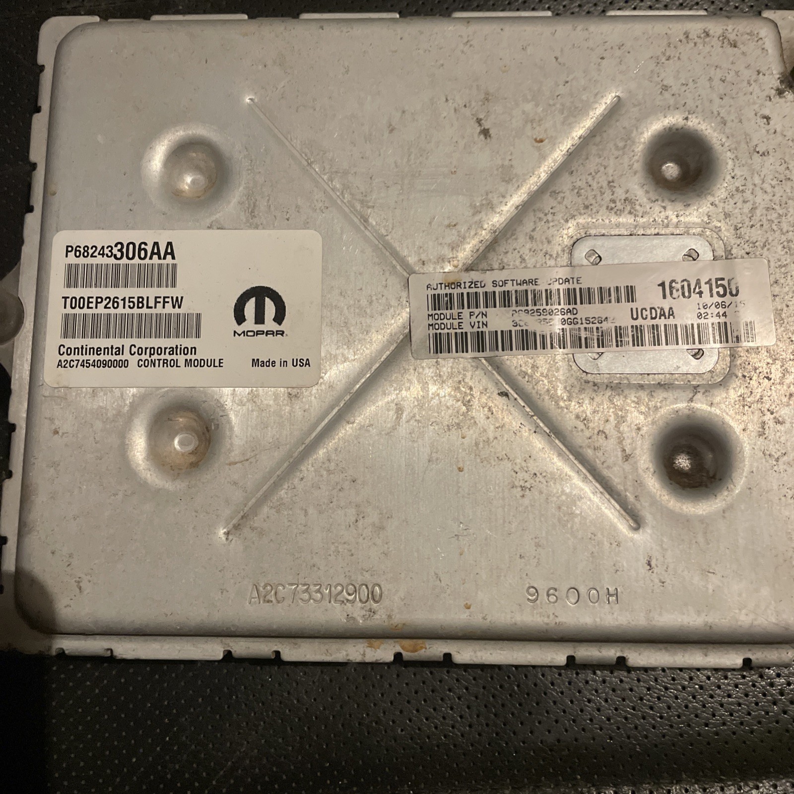 Dodge RAM 2500 3500 2016–2017 6.4L Engine Control Module ECM PCM P68243306