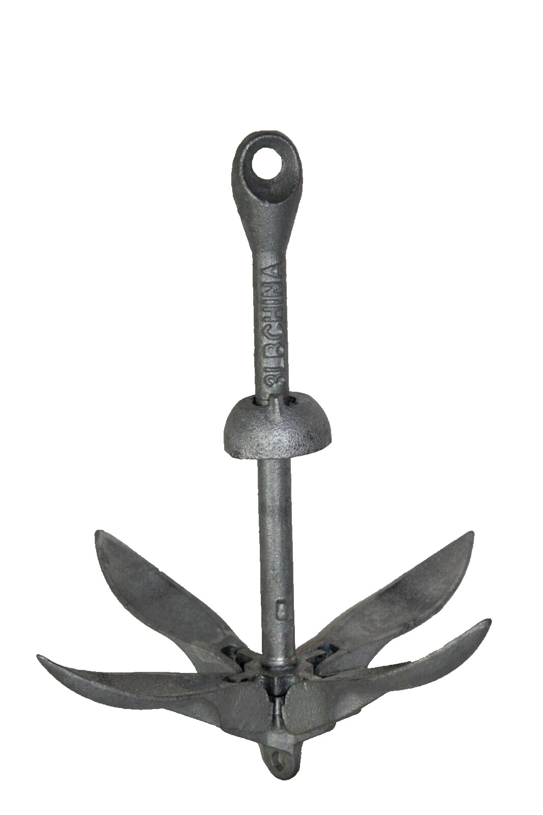 NEW Small Boat Canoe Kayak 3Lb Folding Grapnel Compact Galvanized Anchor #12