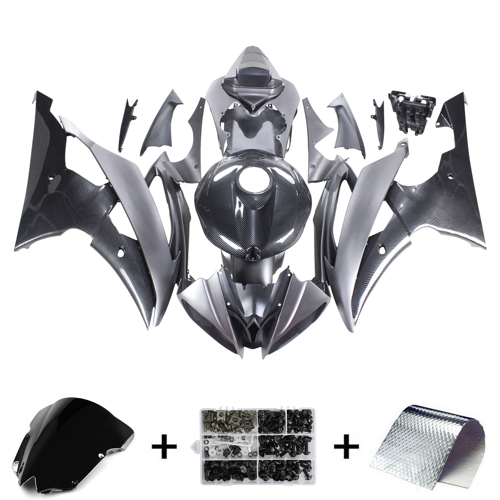 Injection Fairing Kit Bodywork Plastic ABS For Yamaha YZF 600 R6 2008-2016 2015