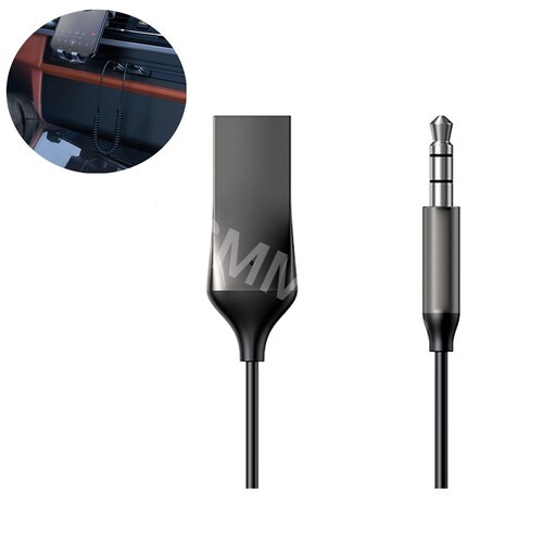 Wireless Car Bluetooth 5.0 AUX Adapter USB to 3.5mm Jack Handsfree Audio Music