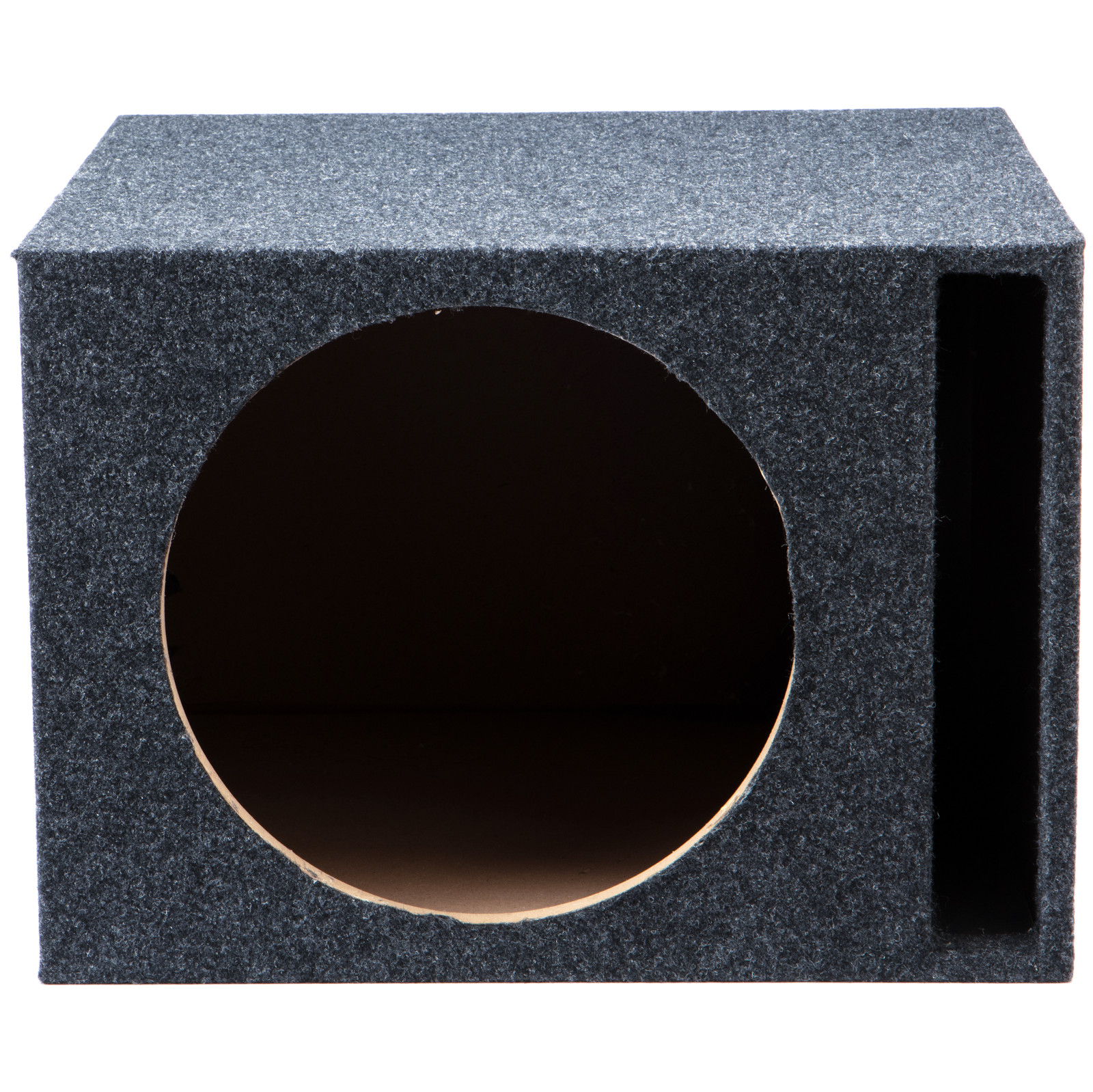 Car Audio Single 12″ Speaker Vented Subwoofer Stereo Sub Box Ported Enclosure