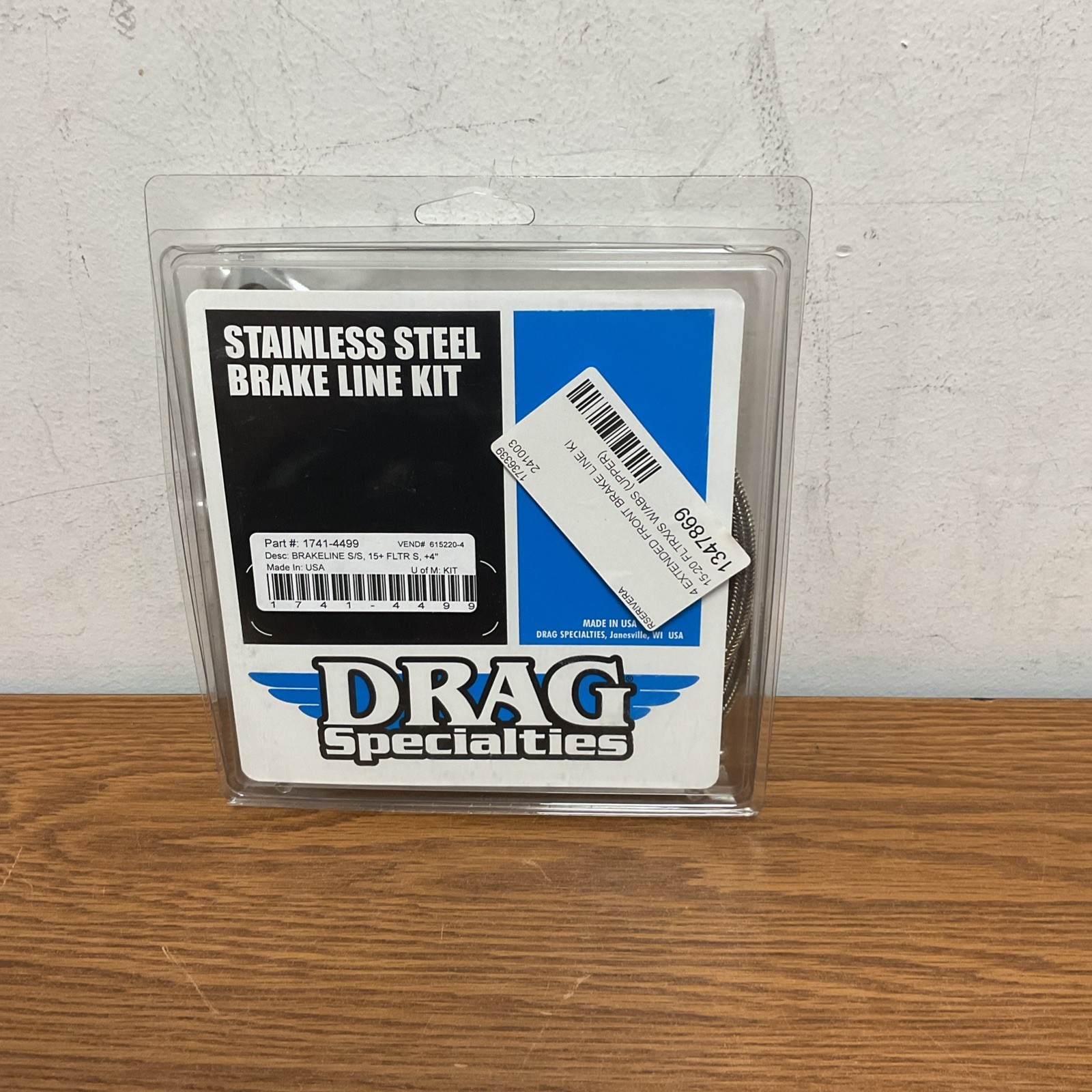 Drag Specialties 1741-4499 Stainless Steel ABS brake line
