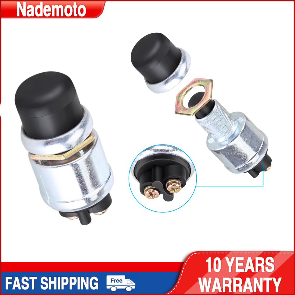 50A 12 VOLT DC HEAVY-DUTY MOMENTARY PUSH-BUTTON 50 AMP STARTER SWITCH