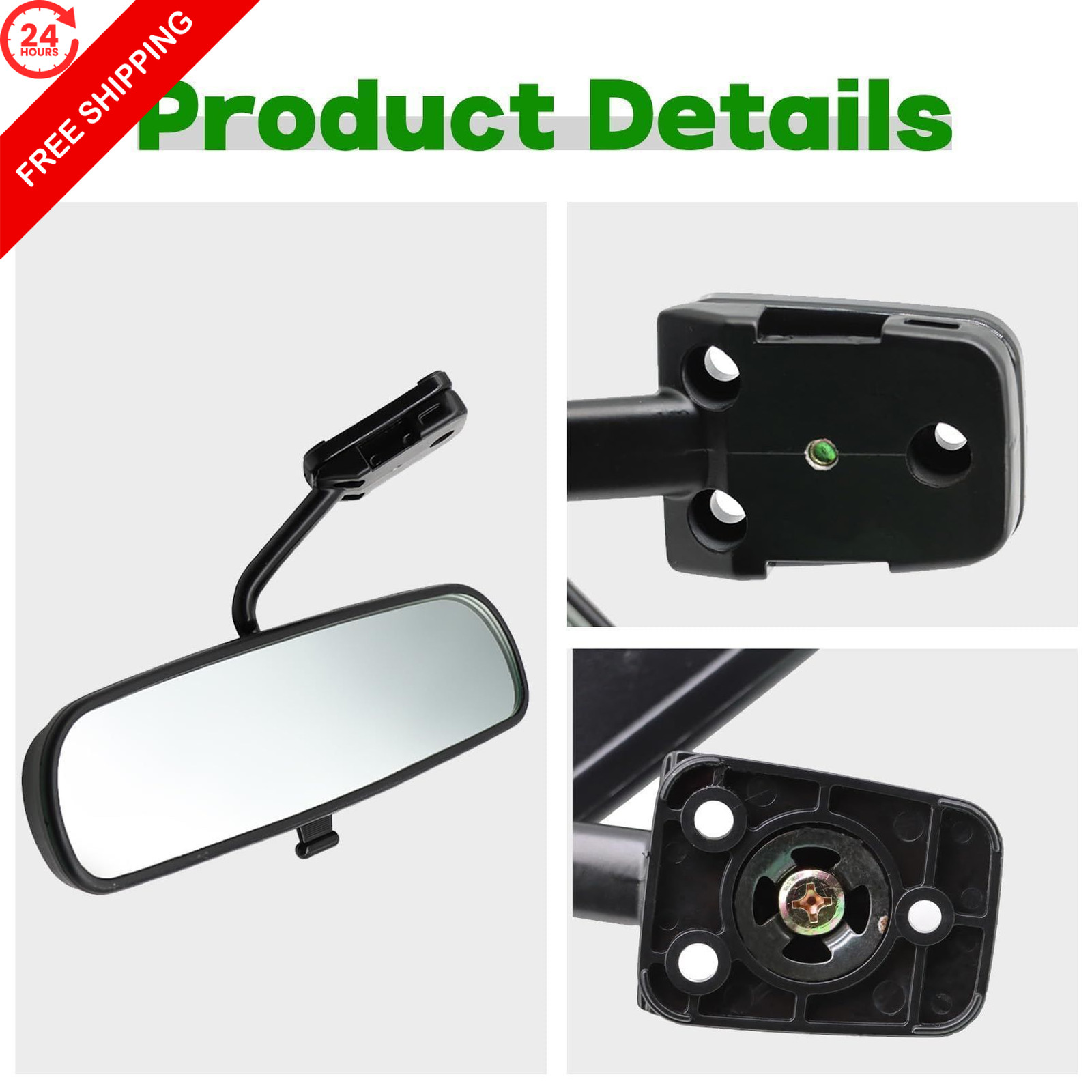 Yunnergo Interior Rear View Mirror Fit Civic 1.6L 1996-2000 76430-S01-A01ZA