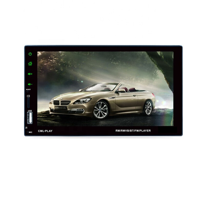 Double 2 DIN 7 inch Car MP5 Player Bluetooth HD Touch Screen Stereo FM Radio AUX