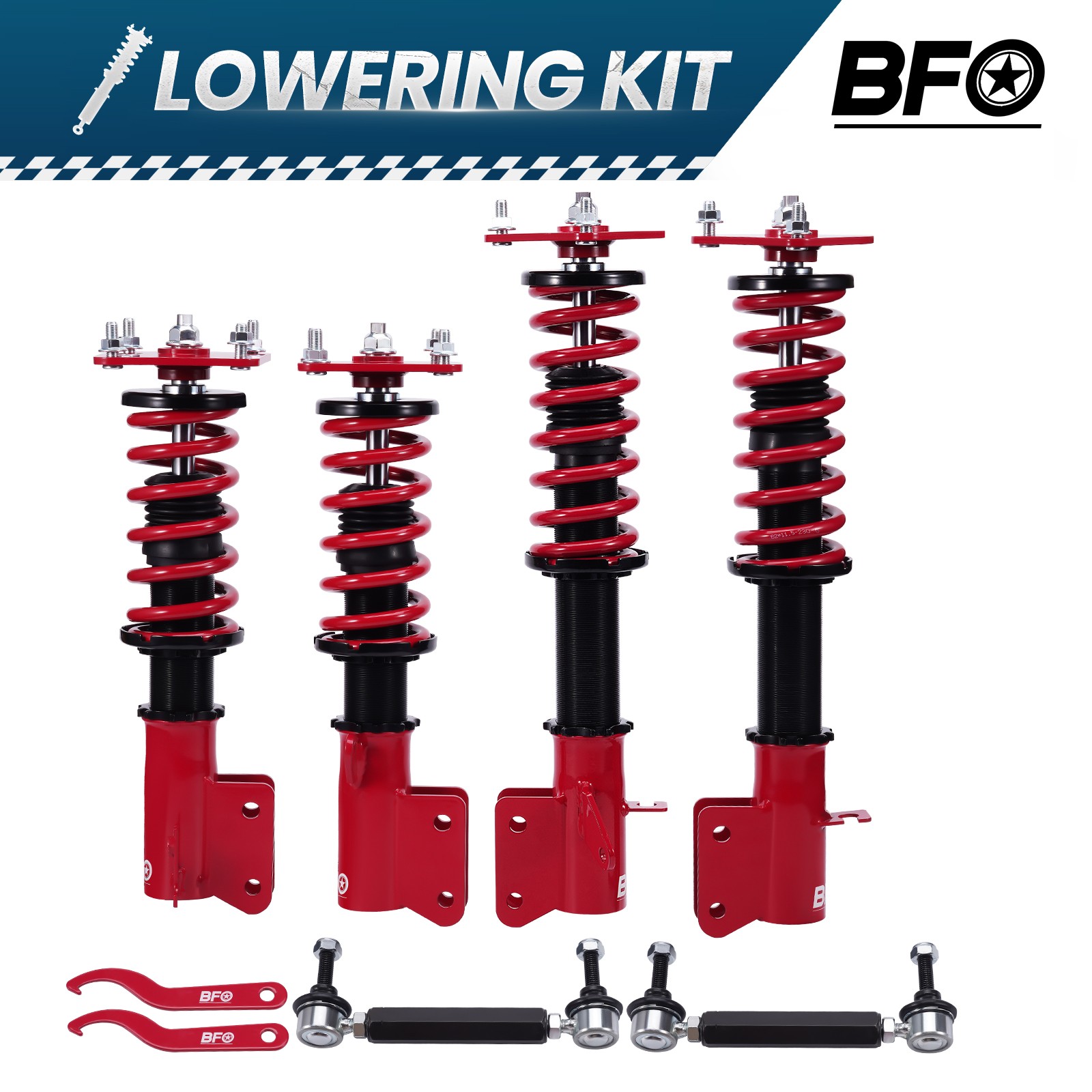 BFO Street Coilovers Suspension Lowering Kits for Mazda Protege 323 1999-2003