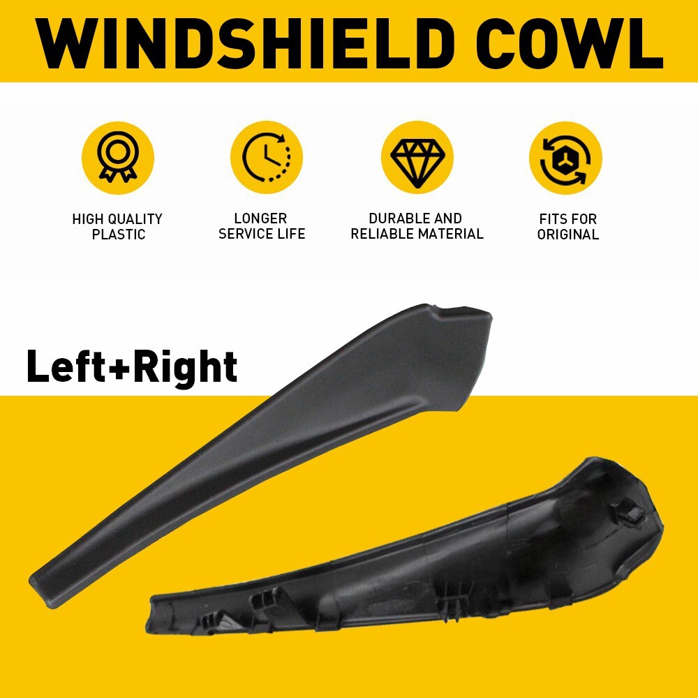 2X For 2014-2020 Nissan Rogue Front Left Right Windshield Wiper Cowl Accessories