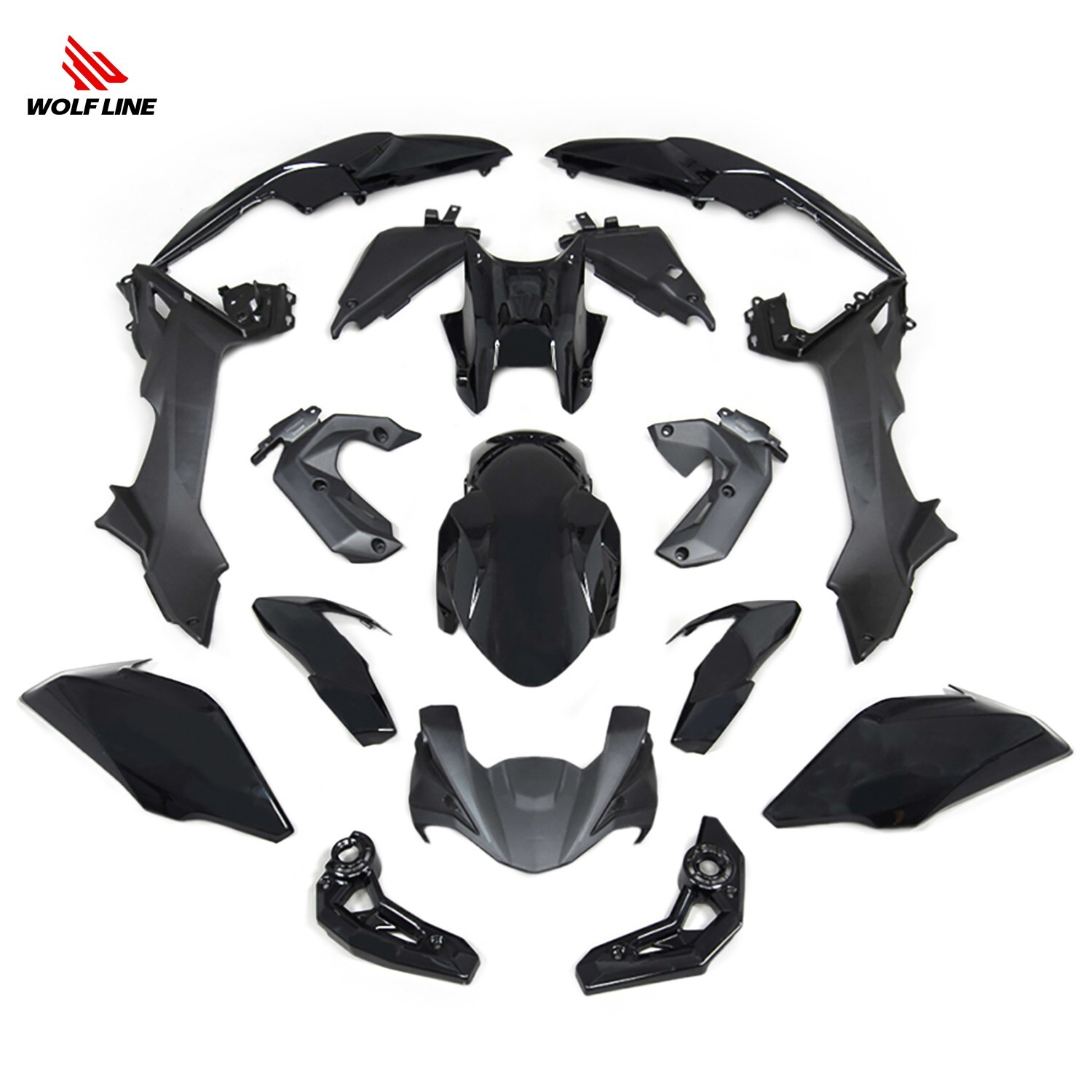 Injection ABS Bodywork Panel Aerodynamic Fairing Kit For Kawasaki Z650 2017-2019