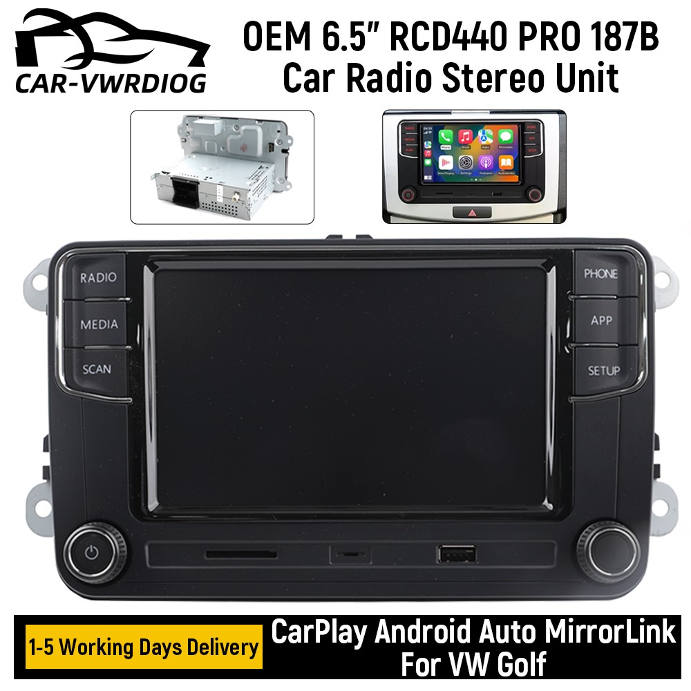 OEM Car Radio Carplay Android Auto RCD440 PRO RCD360 RCD330 For VW Passat Tiguan