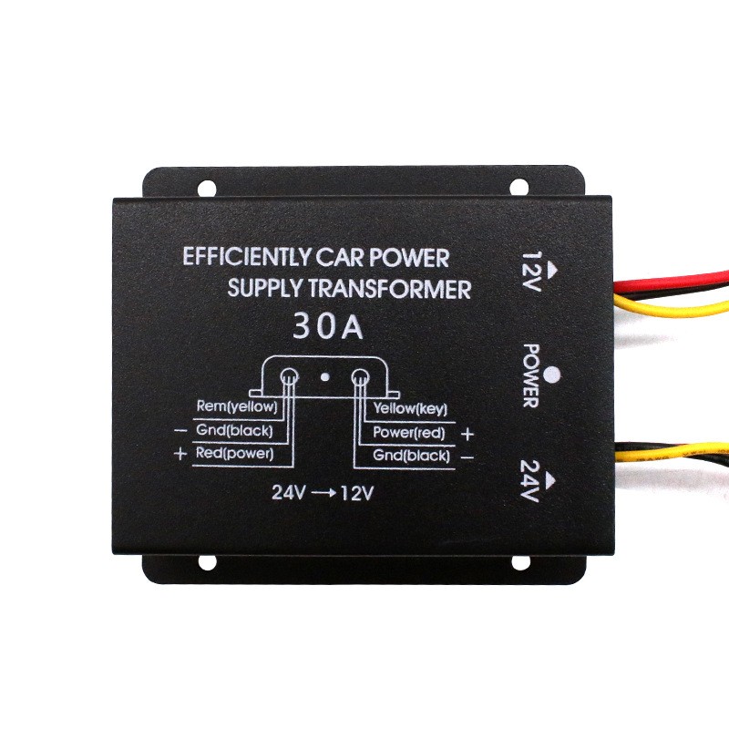 10A/15A/20A/30A Car DC 24V to 12V Car Cigarette Lighter Converter Power Adapter