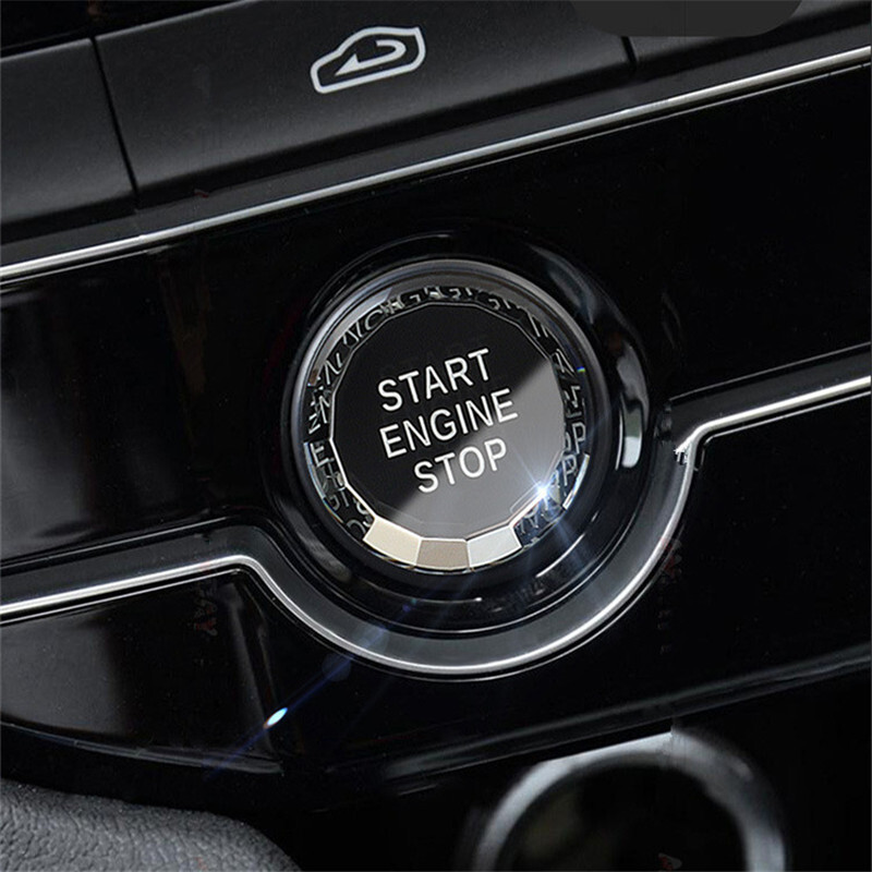Crystal Car Start Button Replacement For Jaguar 16-19 One Rouch Button Central