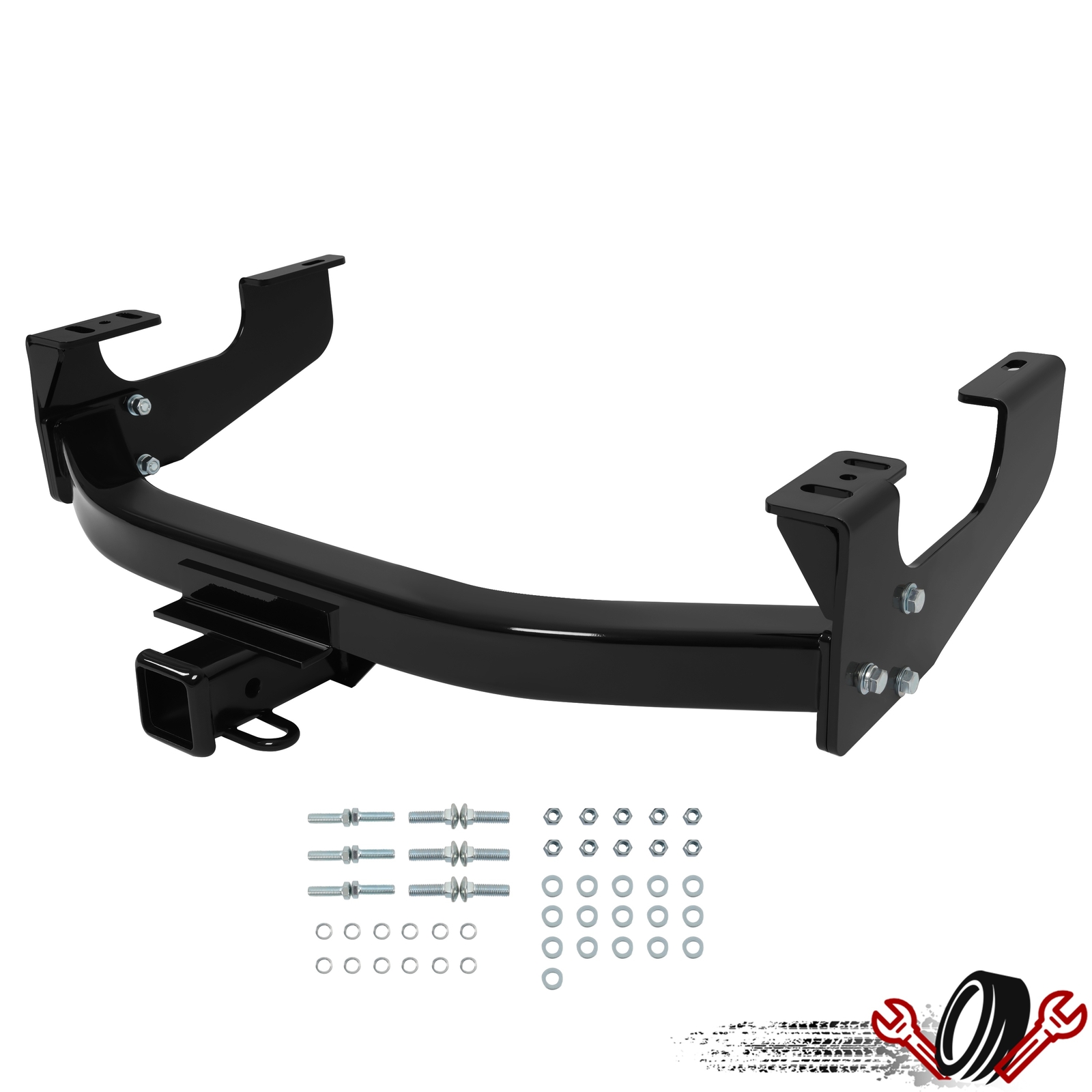 2″ Receiver Class 4 Trailer Hitch For Ford F-150/F-250/F-350/F-450 Super Duty
