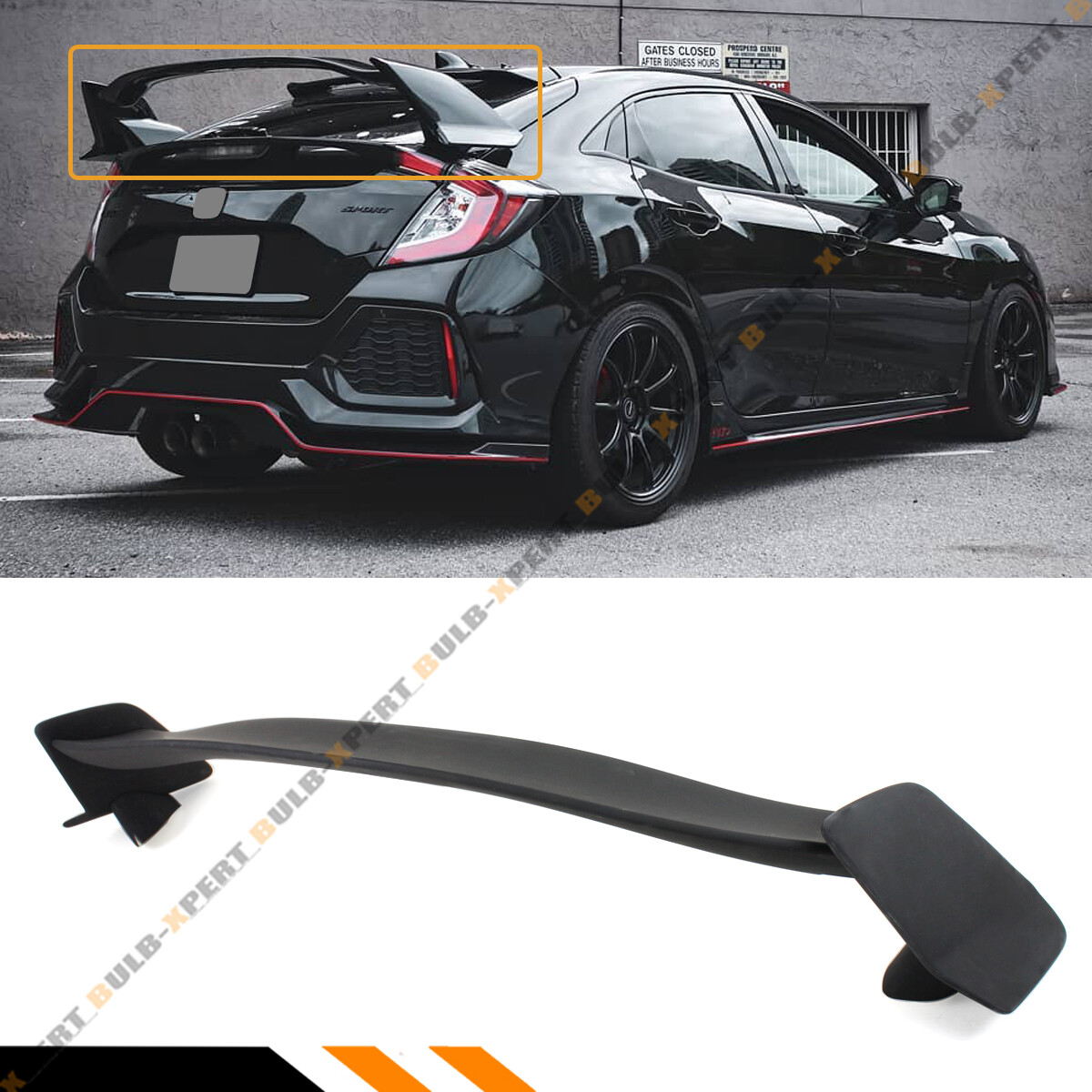 FOR 2017-2021 HONDA CIVIC LX EX SPORT HATCHBACK TYPE R STYLE TRUNK SPOILER WING