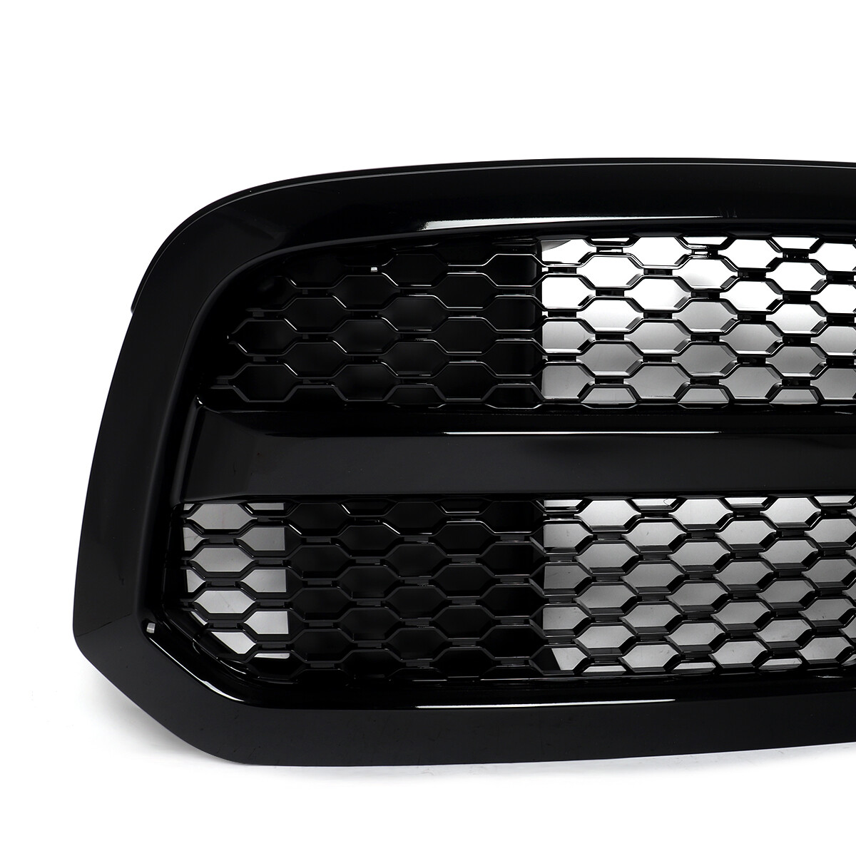 Gloss Black Grill Honeycomb Front Bumper Grille For Dodge Ram 1500 2013-2018 New