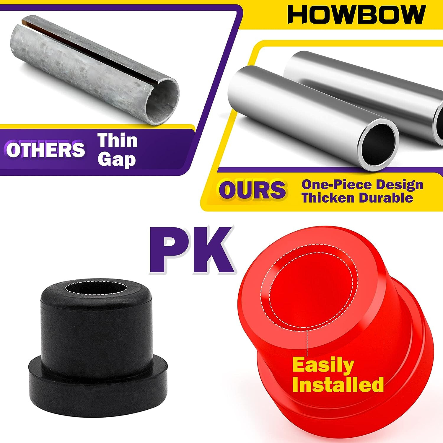 EZGO TXT Rear Leaf Spring Bushing Kit 1994 up Gas/Electric Golf Cart Part