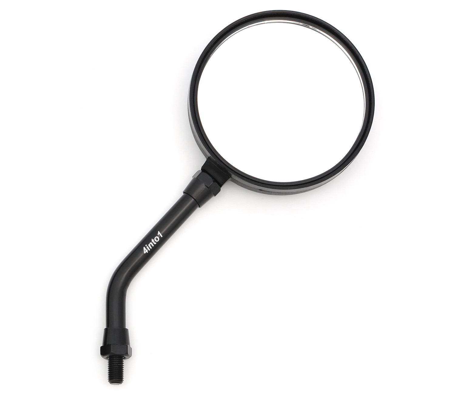 Reproduction Kawasaki Black Motorcycle Mirror – Short Stem 10mm Z1 KZ900 KZ1000