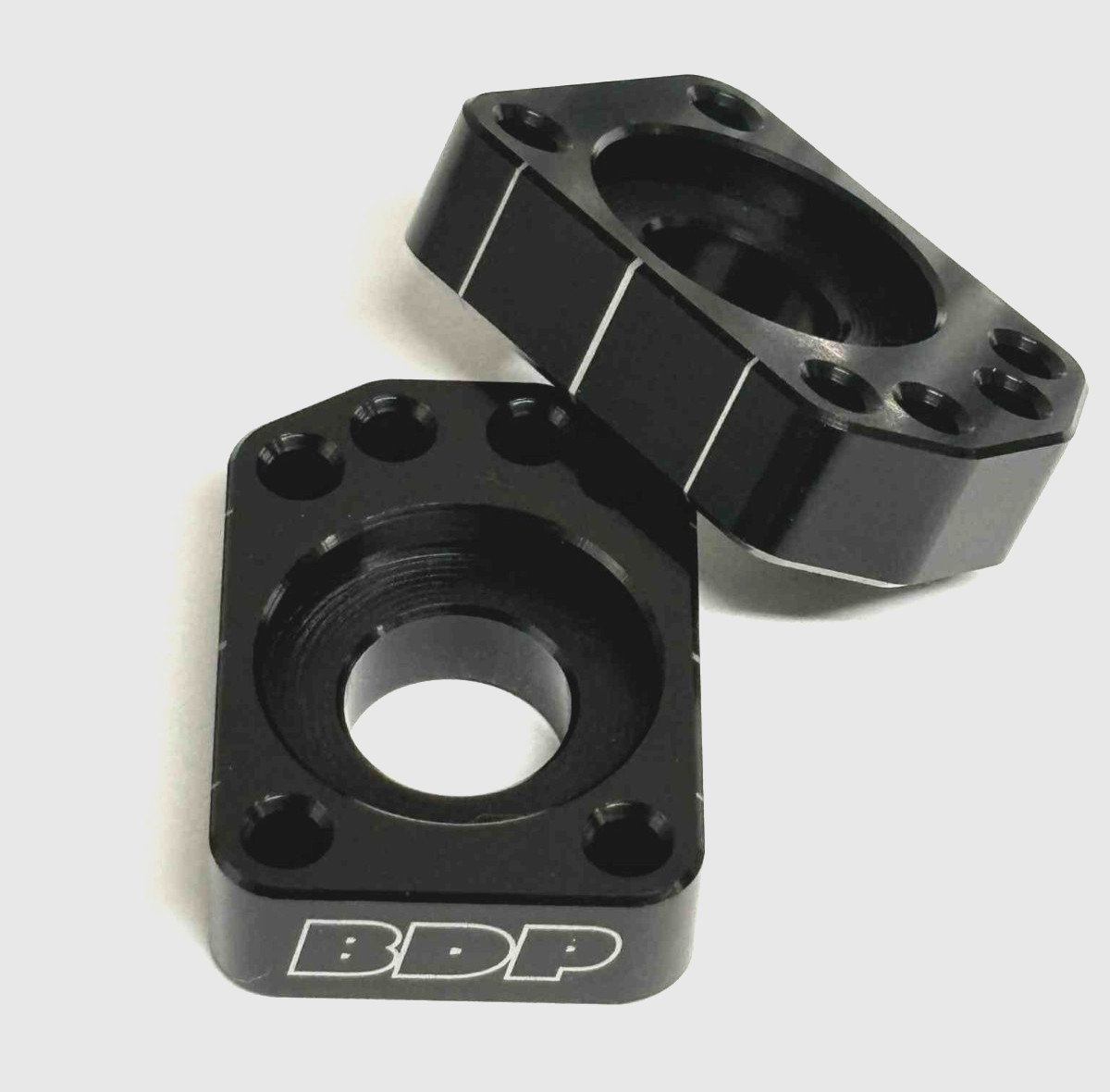 BDP Racing Kawasaki KX85/100/112 axle blocks – Black – Made in USA