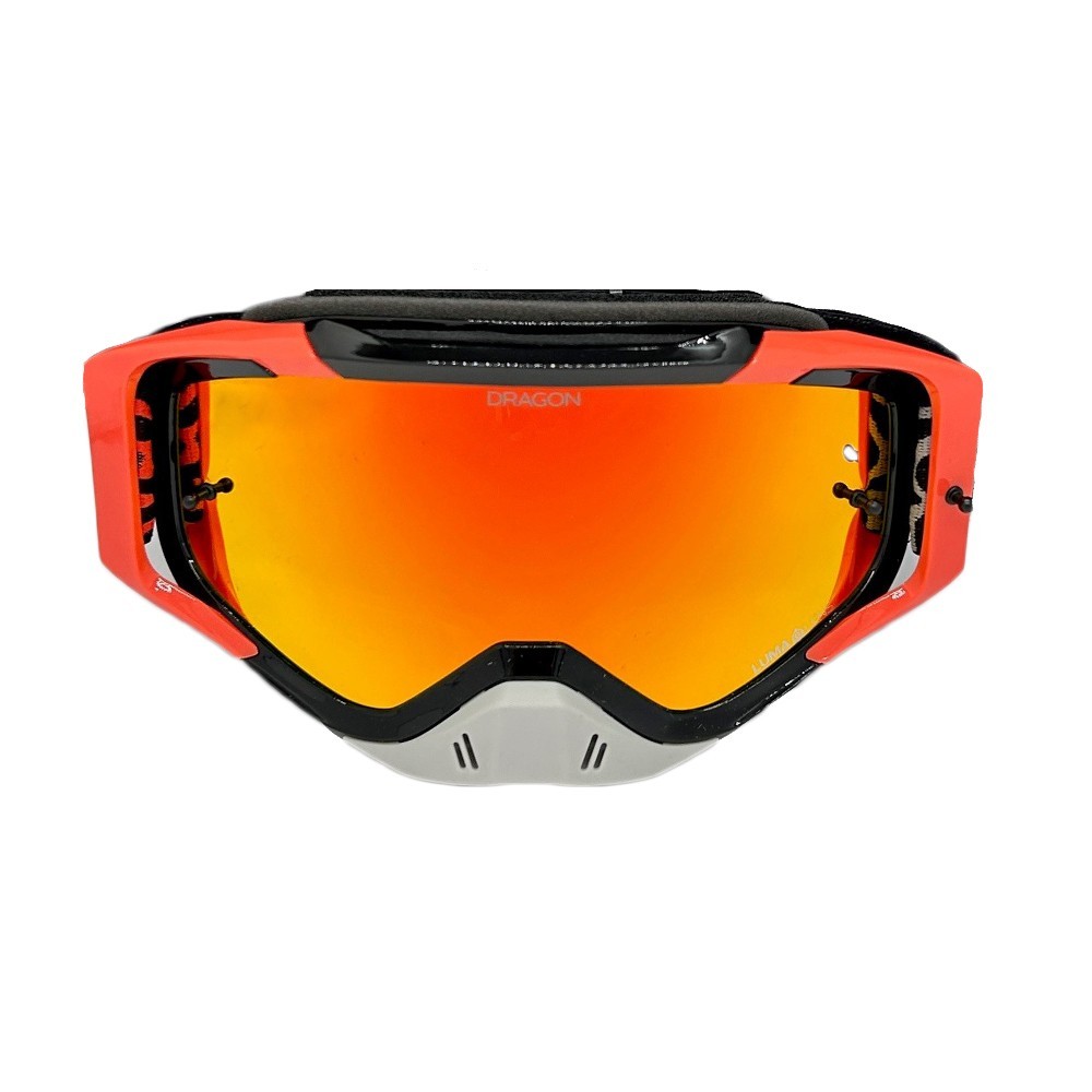 Dragon Eyewear MXV Max Heater Goggle with Lumalens Red Ion and Clear Lenses