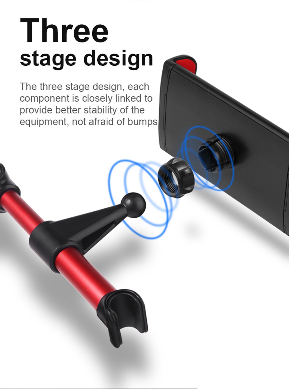 360° Adjustable Car Headrest Backseat Tablet Mount Holder for Apple iPad 2 3 4
