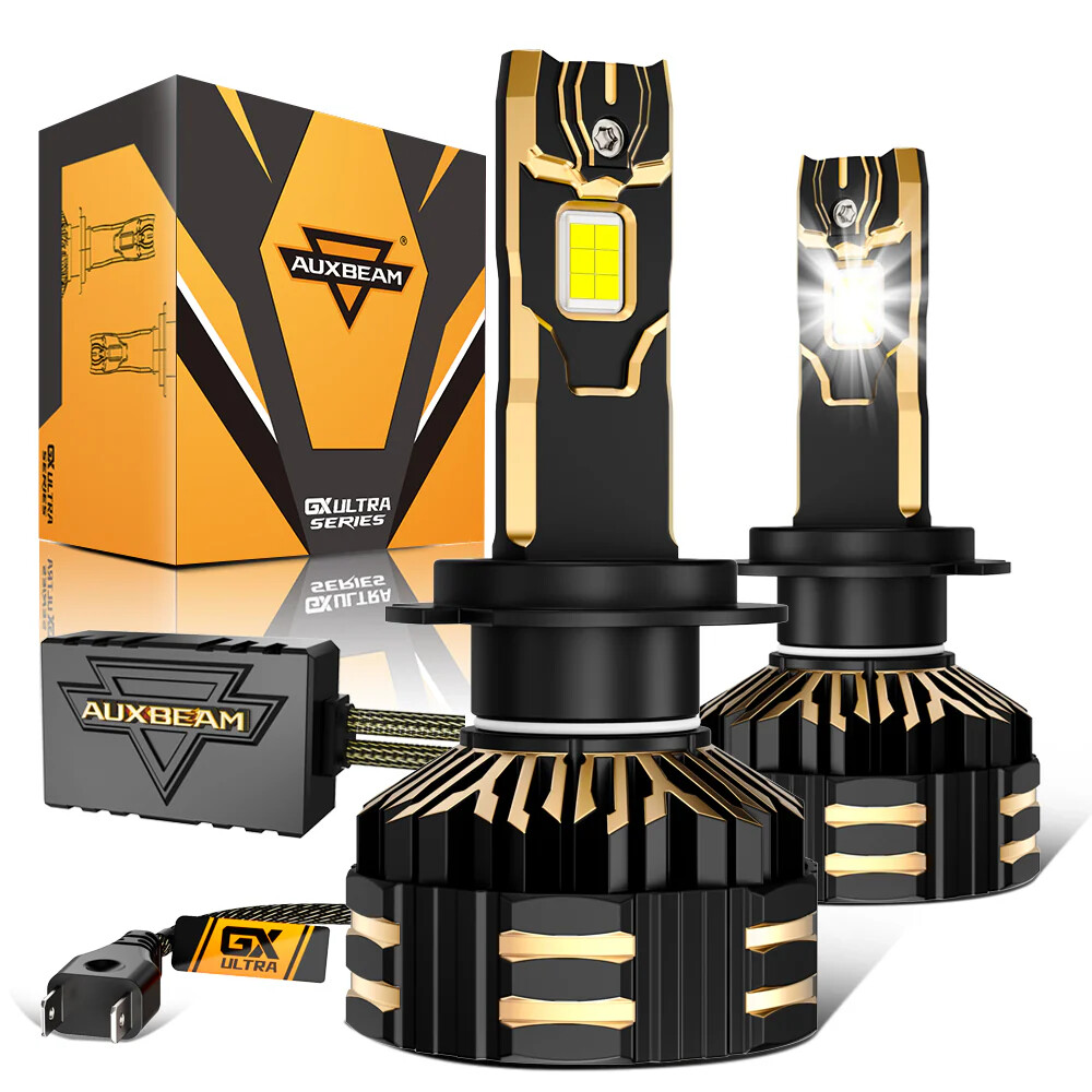 AUXBEAM GX-ULTRA Series 40000LM 240W LED Headlight Bulbs 6500K Cool White New