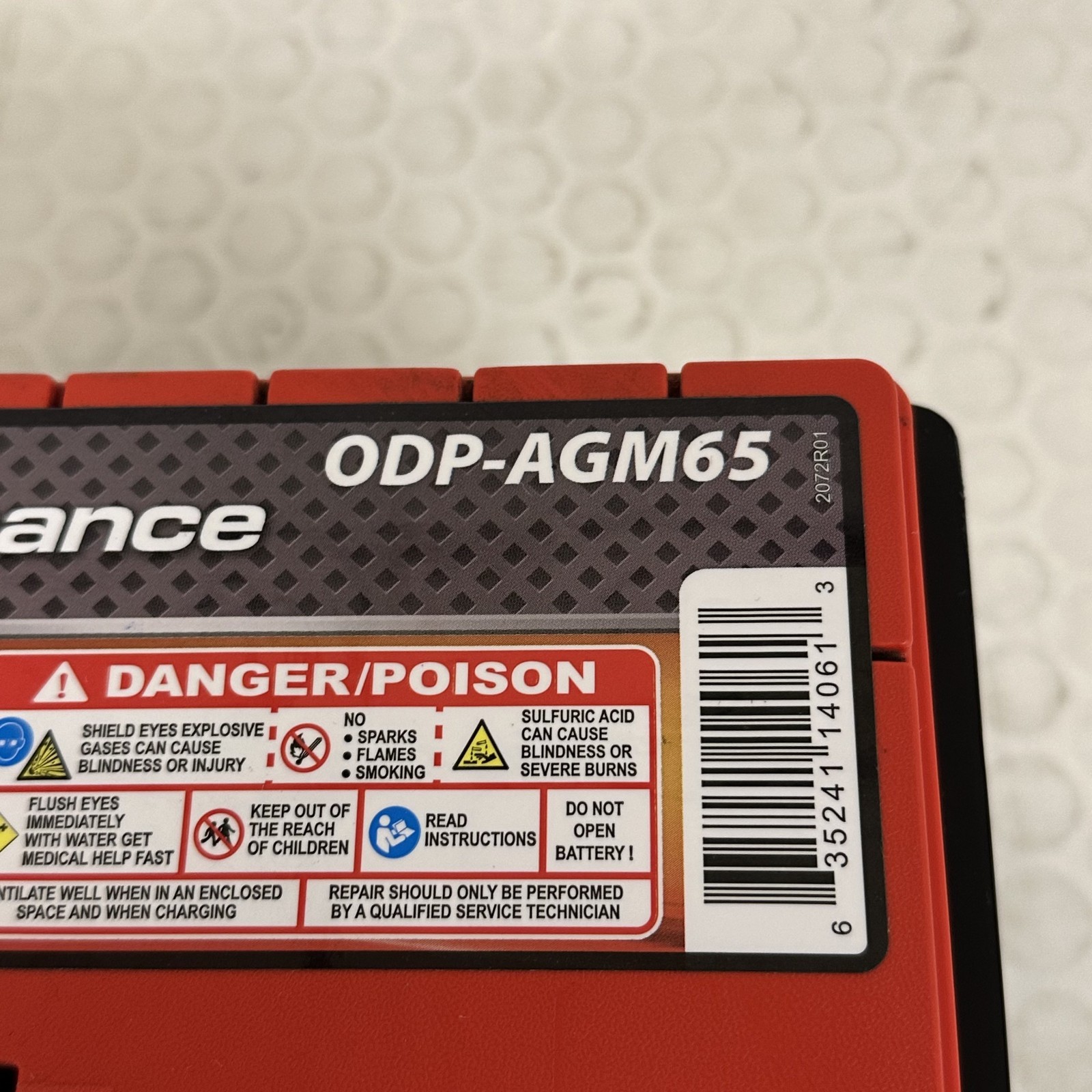 Odyssey ODP-AGM65 Performance Series AGM Battery 750CCA Ford F-250 Super Duty