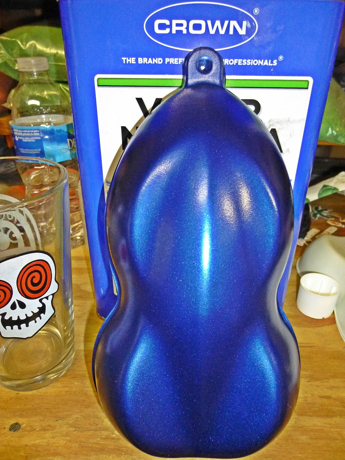 Candy Zombie Midnight Blue Pearl Pigment Auto Grade Lacquer Gloss HOK