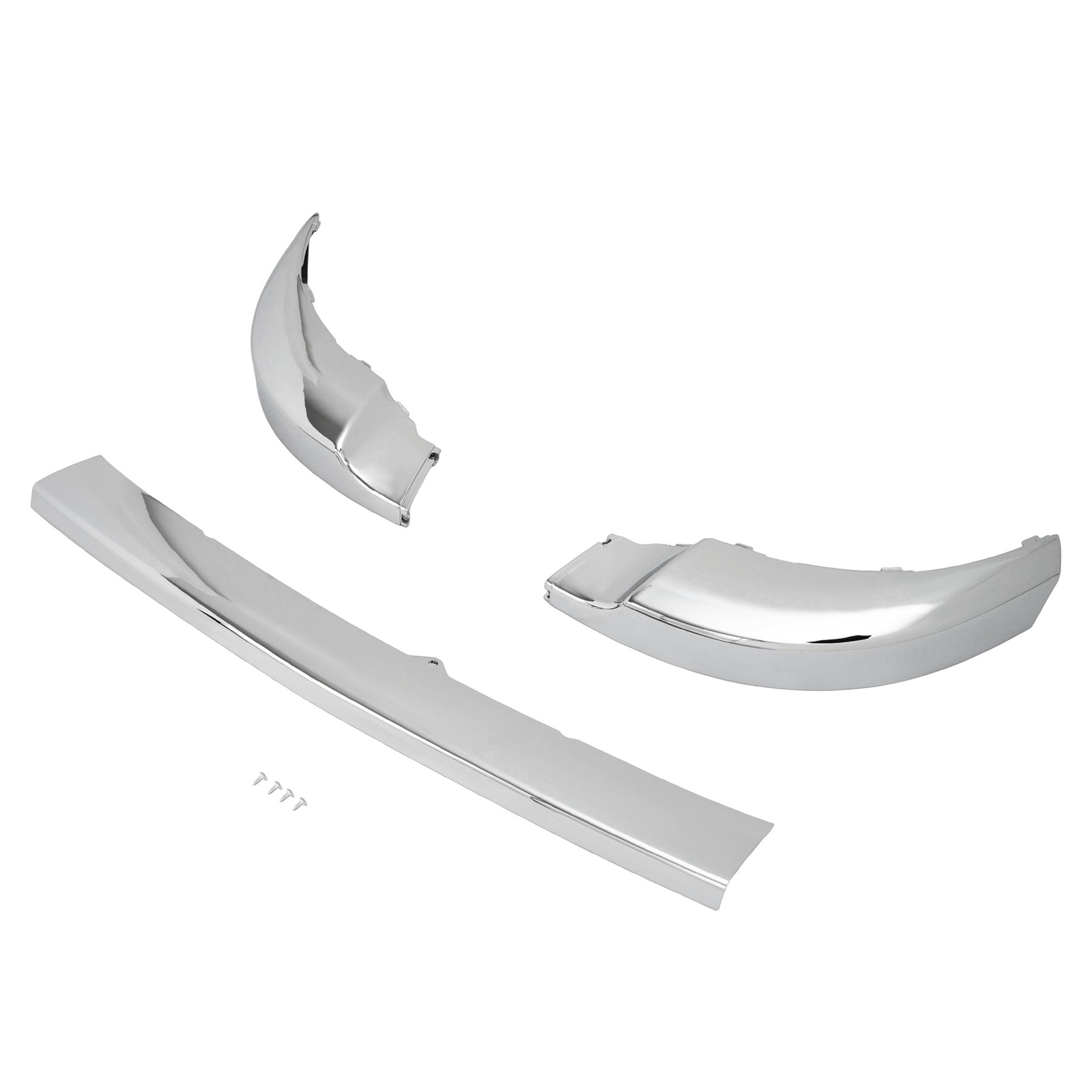 Front Upper Bumper Trim Cover For Chevy Silverado 2500HD 3500HD 2011-2014 Chrome
