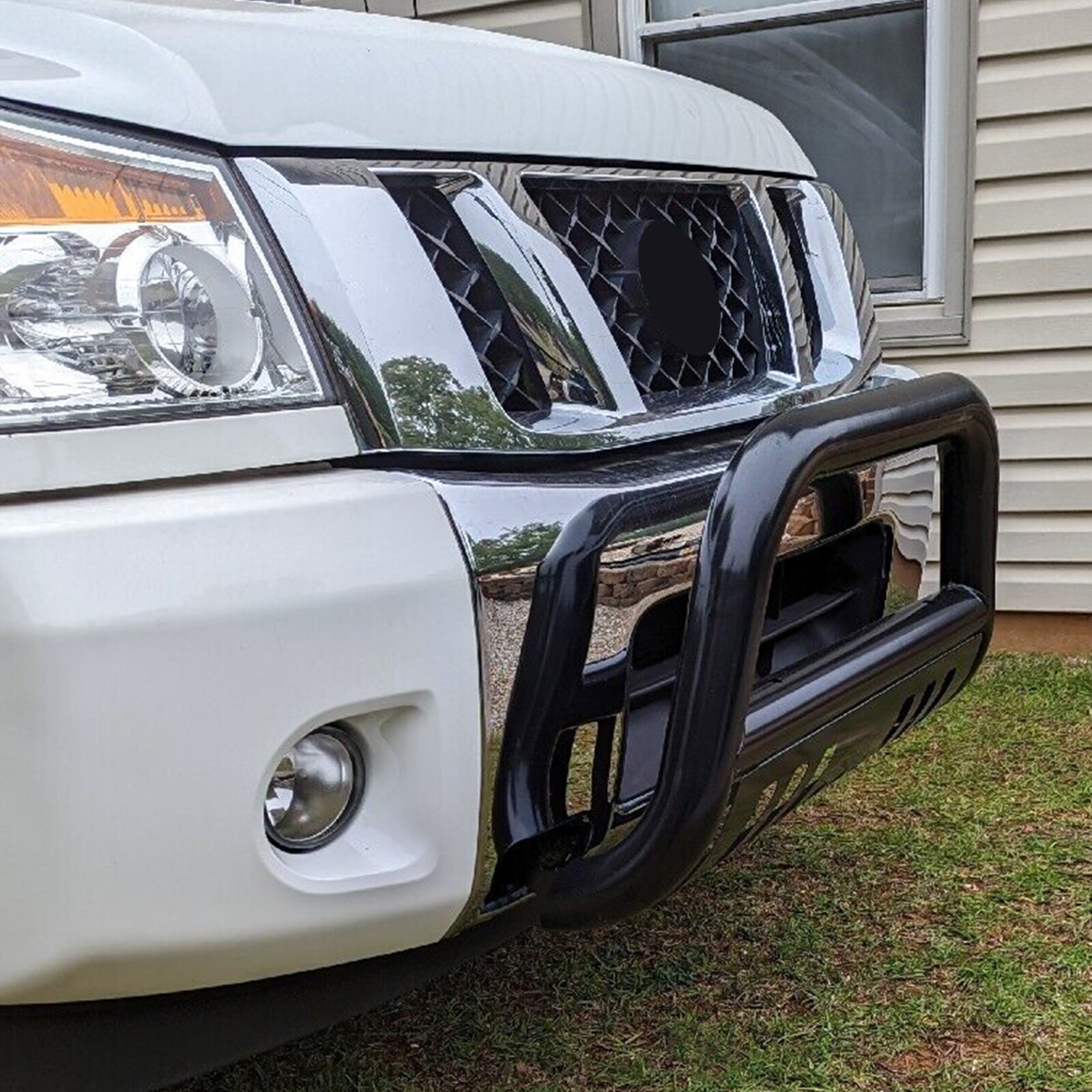 3″ Grille Brush Push Bumper Guard Bull Bar for 2004-2015 Nissan Titan/Armada