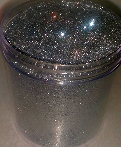 Silver Metal Flake Glitter .008 Hex Professional Grade Painting Crafting