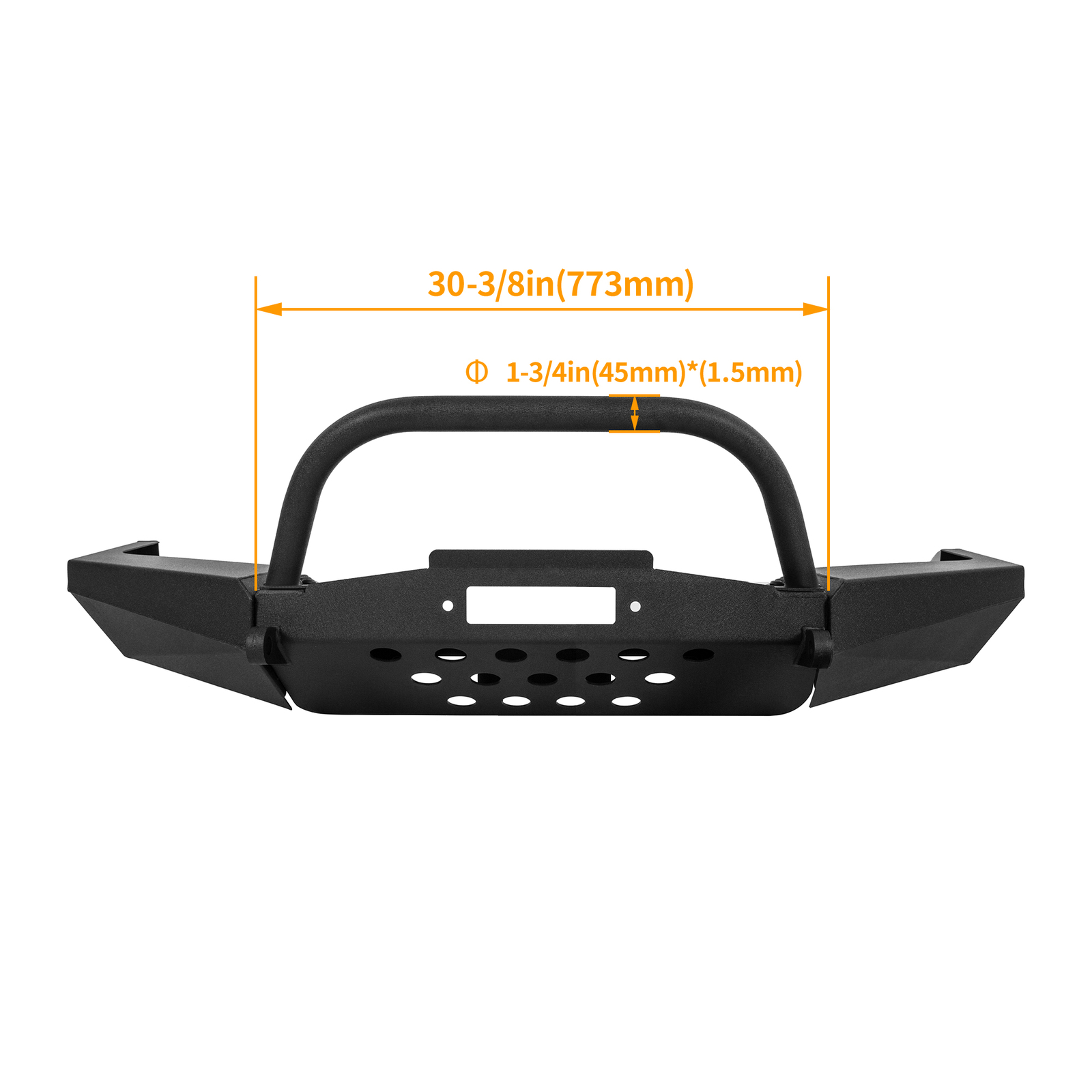 For 1998-2011 Ford Ranger Modular Front Winch Bumper with Bull Bar