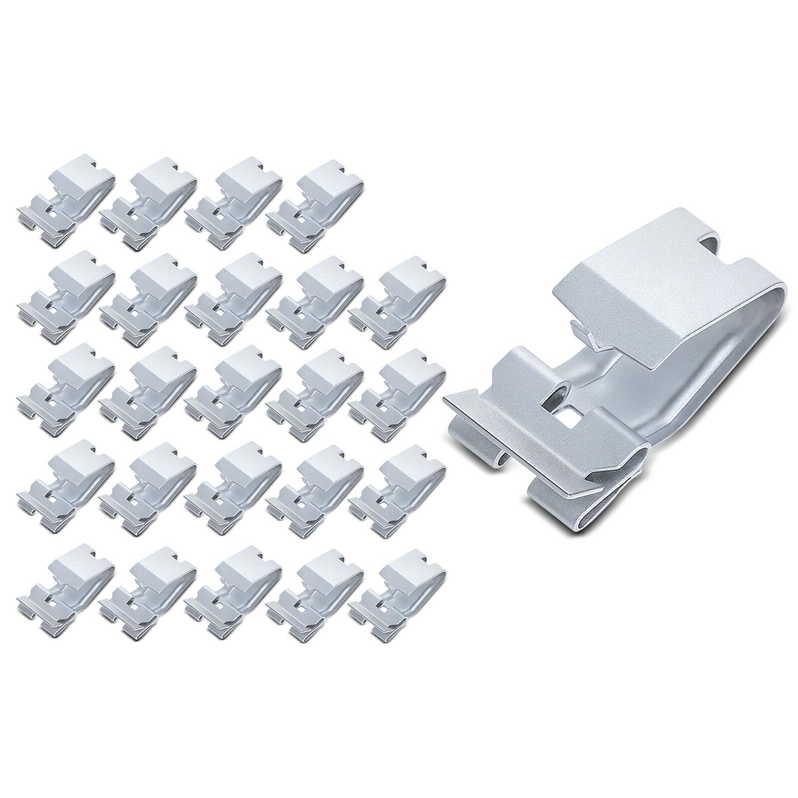 20Pcs Radiator Grille Retainer Clips for Chevrolet Silverado GMC Zinc Organic