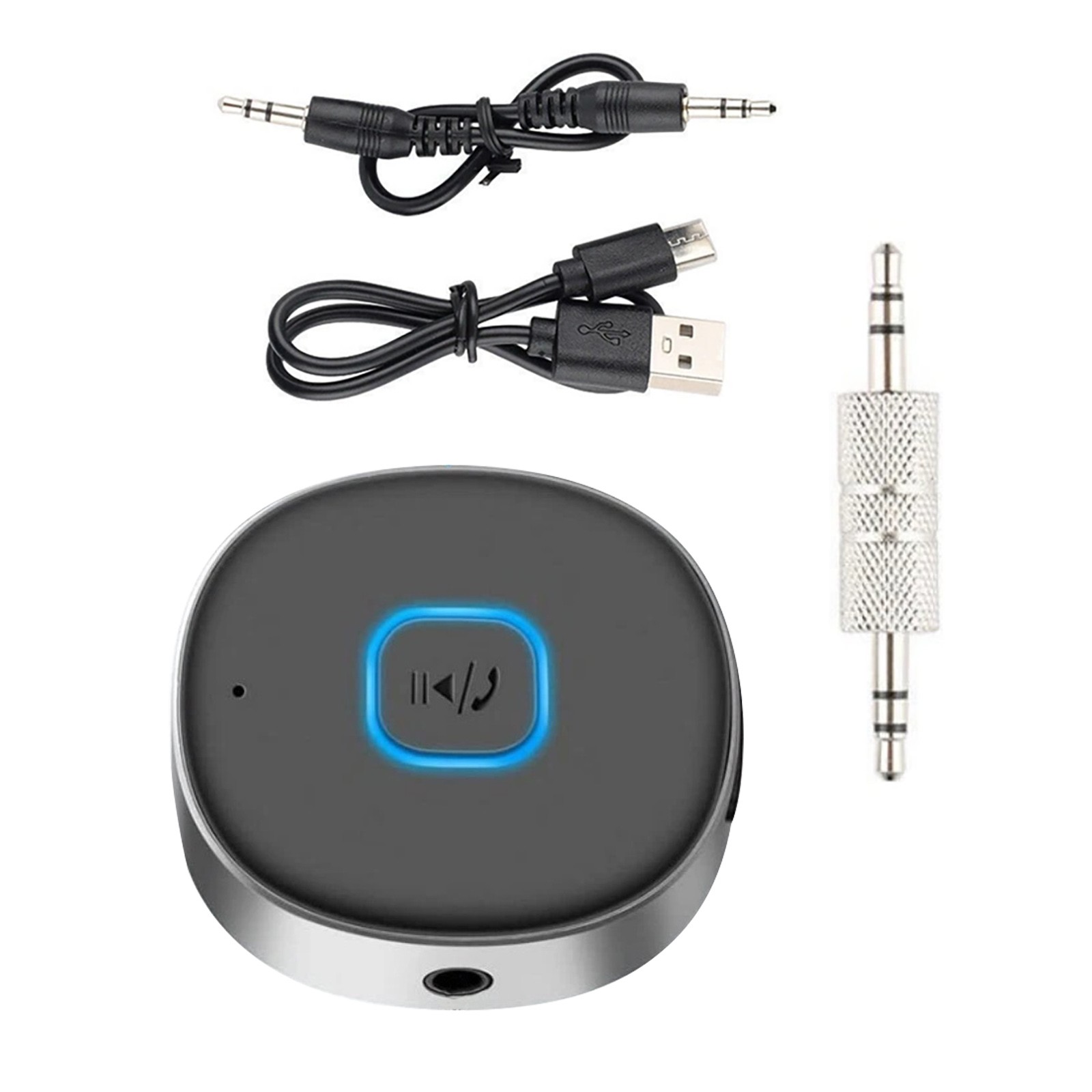 For Bluetooth 5.0 Audio Receiver 3.5mm Aux Adapter For Car Home Stereo System