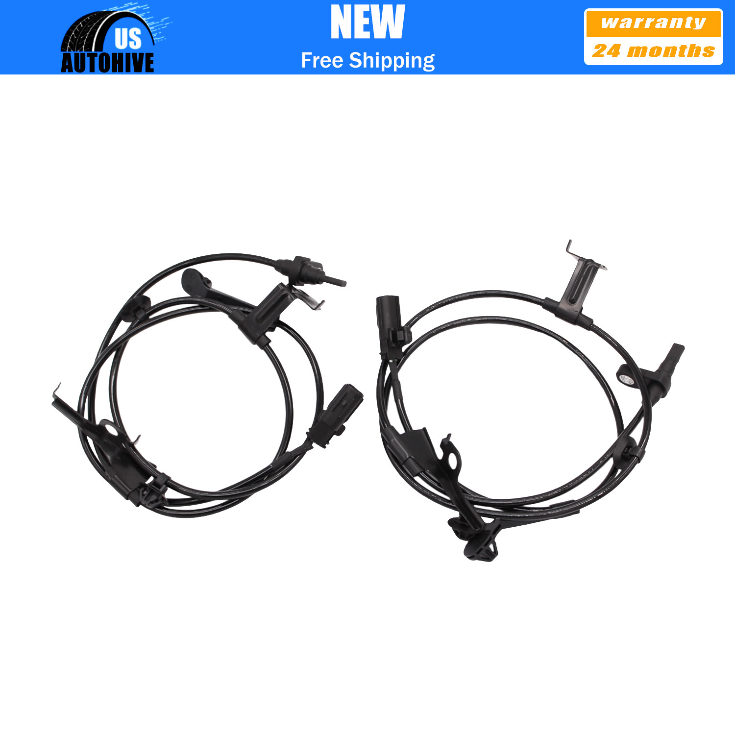 2x ABS Wheel Speed Sensors for Toyota Yaris Hatchback Sedan Front Left & Right
