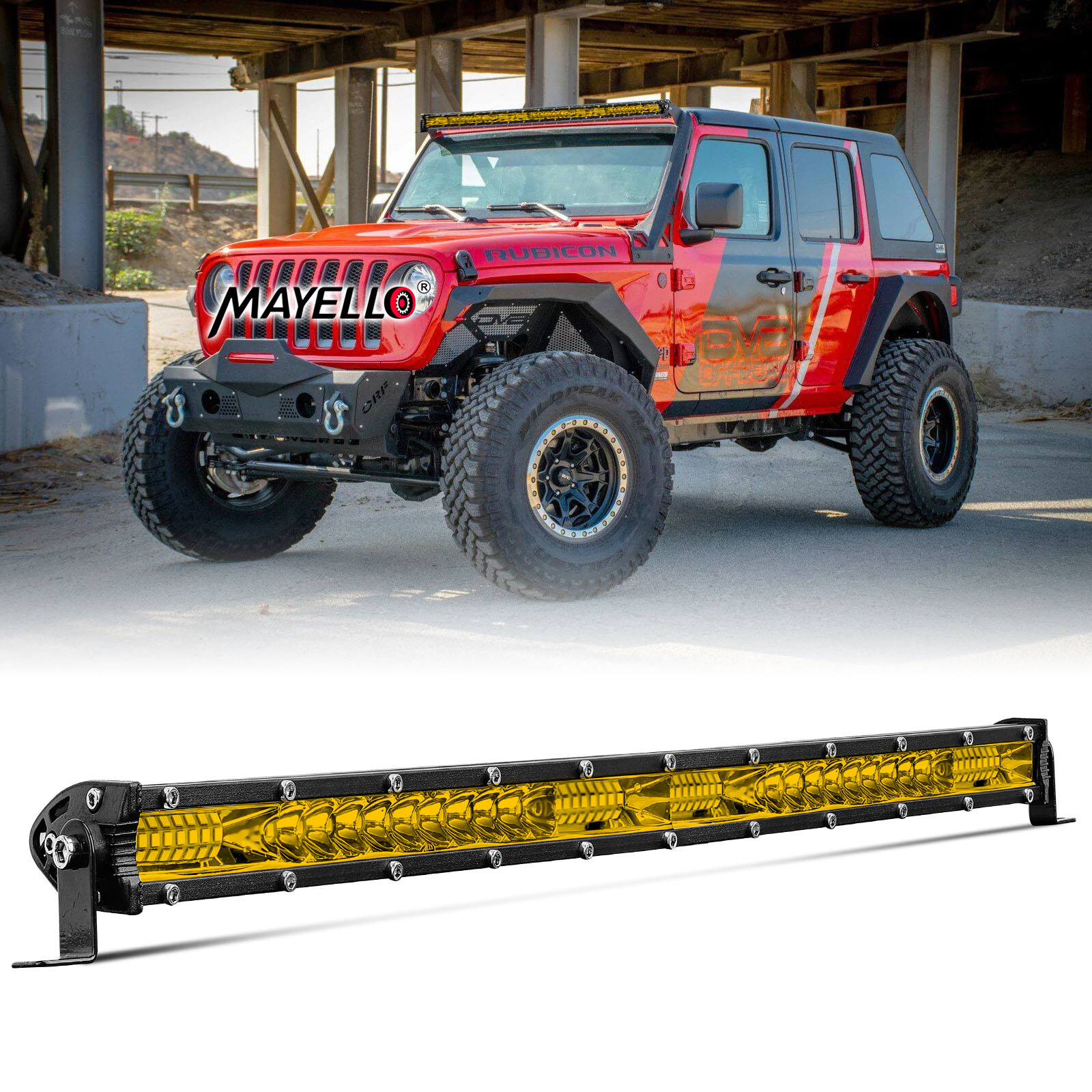 22 inch Slim Led Light Bar Spot Flood Combo Offroad UTV ATV Boat Truck DRL 20″