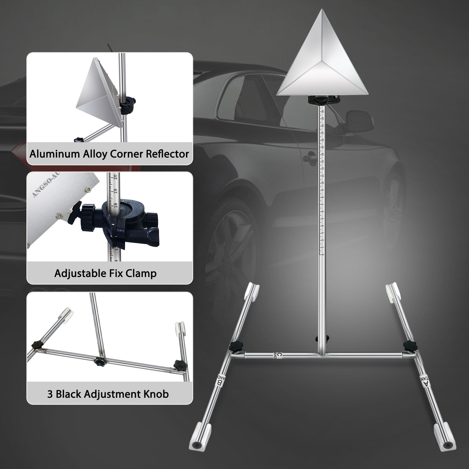 Radar Aiming Reflector Target ADAS Calibration Tool For Honda Toyota GM US STOCK