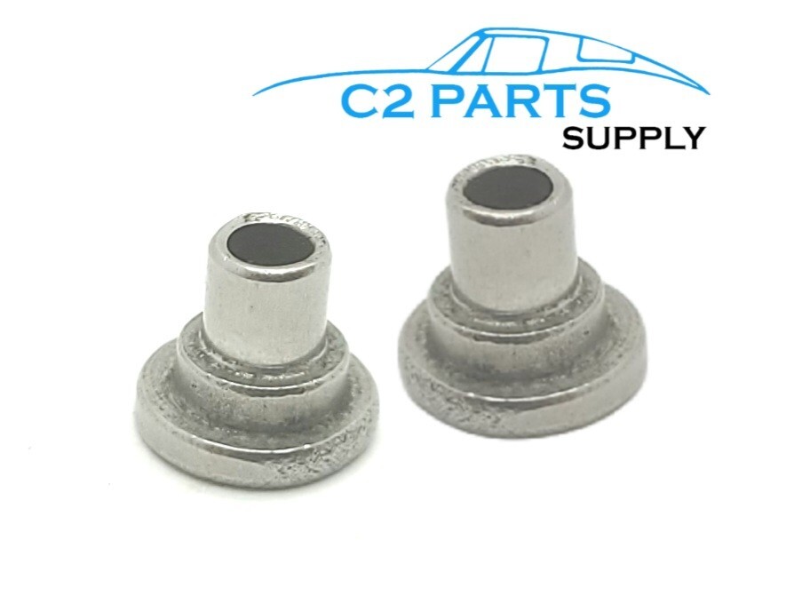 1963-1967 63 64 65 66 67 C2 Corvette Vent Window Glass Stainless Hinge Rivet 2PC