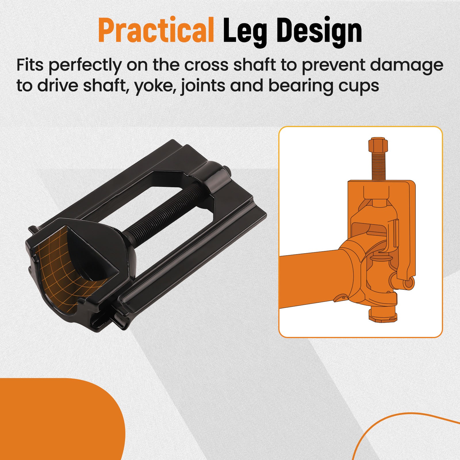 1* Heavy Duty Universal Joint Puller Press Removal U-Joint Tool Class 1-3 10105