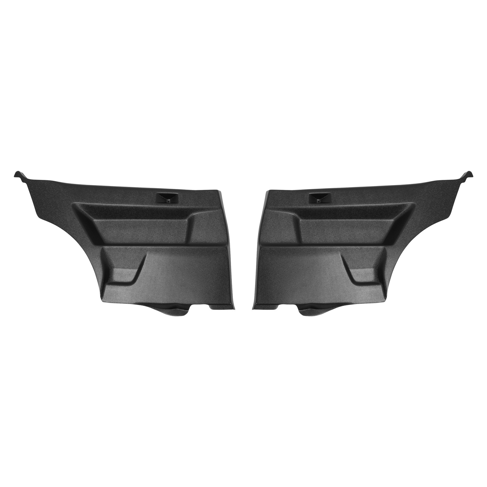 Rear Inner Door Panels Pair Black ABS Plastic Replacement For BMW E36 coupe