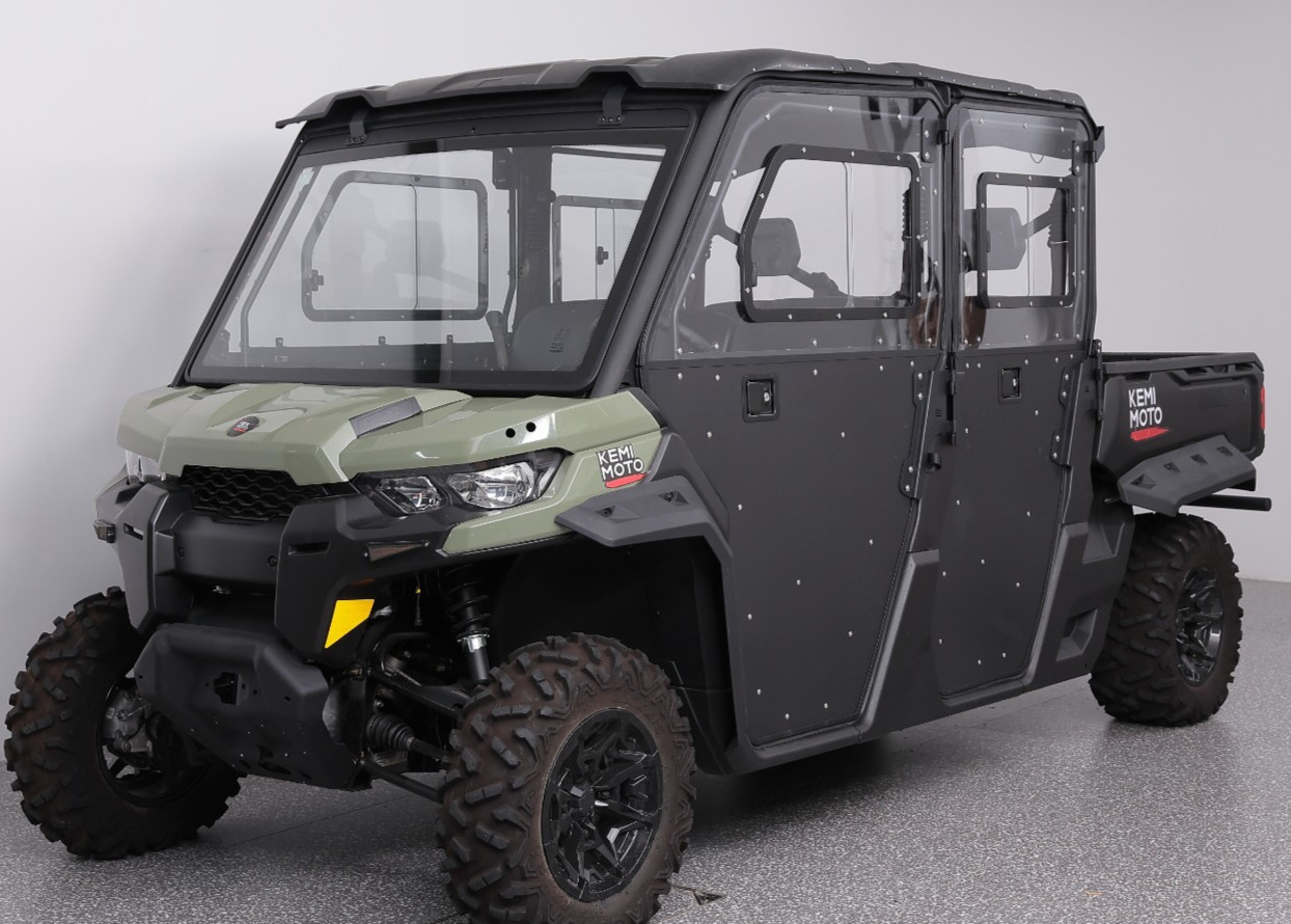 KEMIMOTO 2 IN 1 Half Full Door For Can-Am Defender MAX HD8 HD9 HD10 2017-2026