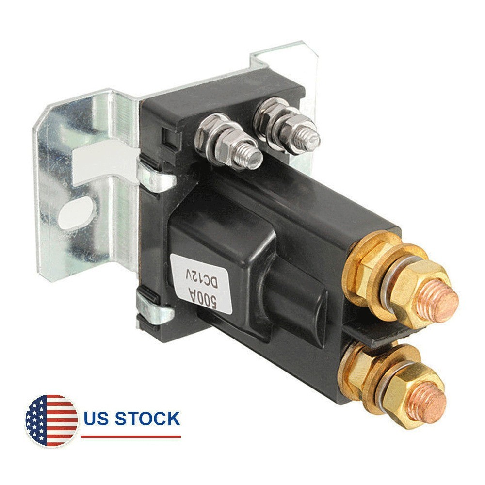 DC 12V 500 Amp 4 Pin Relay Car Starter On/Off Power Switch Dual Battery Isolator